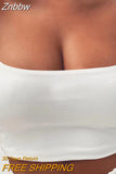 Znbbw Womens Summer Camis Tanks Tops Sleeveless Cotton Bustier Unpadded Bandeau Bra Vest Crop Top Seamless Tees