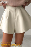 Znbbw High Wait Wide-leg Shorts Women Bottom Casual Loose A- Line Short Pants Ladies Leisure Summer New Vintage Shorts 0410