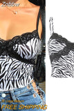 Znbbw Harajuku Mesh Sleeveless Crop Tops Women Summer Sexy Camisoles Y2k Aesthetics Vintage Cropped Corset Tanks Tops 90s Clothes 0410