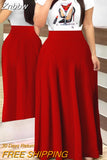 Znbbw Casual Printed Maxi Dress Women Letter O Neck Short Sleeve Ruched Tight High Waist Vestidos Party Club Long Dresses