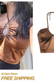 Znbbw Harajuku Mesh Sleeveless Crop Tops Women Summer Sexy Camisoles Y2k Aesthetics Vintage Cropped Corset Tanks Tops 90s Clothes 0410