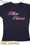 Znbbw Punk Letter Print Cute Crop Tops Vintage Streetwear T-Shirts Gothic Grunge Emo Girls Aesthetic Slim Baby Tee Women's Clothes