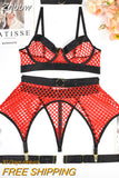 Znbbw Fishnet Lingerie Fetish See Through Sexy Underwear Naked G-String Sexy Costume Mesh Transparent Bra Panty Set Intimate