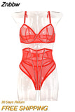 Znbbw Rhinestone Lingerie With Waistband Sheer Lace Sensual Underwear Glitter Tassels Naked Women Uncensored Sexy Intimate