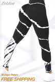 Znbbw Tie Dye Leggings Women Sexy Fitness Gym Legging Push up High waist Leggings Sport Pants