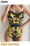 Znbbw Cut Swimwear 2023 Women One Piece Swimsuit Female Push Up Bathing Suit High Waist Swimming Suits For Women Solid Monokini