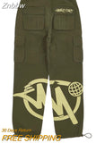 Znbbw Pants for Men Fall Guys Black Jeans Wide Leg Jeans Streetwear Retail/Wholesale Multi Pocket Cargo Jeans Loose Jeans Women