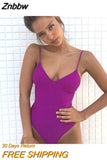 Znbbw Black 2023 Sexy One Piece Swimsuit Solid Women Swimwear Female Backless Monokini Bathing Suit XL
