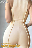 znbbw Fall Ribbed Black Jumpsuit Women Turtleneck Long Sleeve Jumpsuit White Bodycon Jumpsuit Winter One Piece Outfits Women