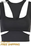 Znbbw Style Sexy Vintage Strappy Y2K Halter Crop Top Women Summer 90s Backless Cami Tops Tees Ladies Fashion Fitness Camisole Party