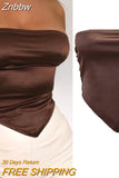 Znbbw Summer Sexy Backless Tie Up Bandage Crop Top Women Short Sleeve Vest Tee Fashion Casual Hollow Out Slim Tank Top Y2K Clothes