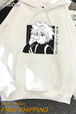 Znbbw Hunter X Hunter Hoodies Sweatshirt Killua Zoldyck Anime Manga Loose Hooded Sweatshirt Hoody Pullover Clothes