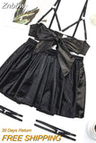 Znbbw Fancy Satin Lingerie Outfit Open Bra Bowknot Set Woman 5 Pieces Garter Dress Intimate Sexy Fine Exotic Sets