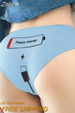 Znbbw Design Sexy Breathable Seamless Cotton Women Lingerie Sports Low-Waist Panties Peach Hip Lift Female Briefs Underwear