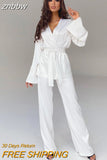 znbbw Solid Color Pajamas For Women Robe Sets Full Sleeves Women's Home Clothes Trouser Suits Satin Nightgowns Spring Loungewear