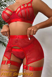 Znbbw Sexy Hot Lingerie Luxury Hollow Out Exotic Sets With Garters Half Cup See Through Transparent Bra Underwear Women Set