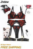 Znbbw Fine Lingerie Luxury Lace Porn Underwear Uncensored Video Floral Embroidery Fancy Intimate Bra And Thong Erotic Outfits 912