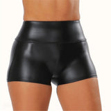 Znbbw Waist Shorts For Women Summer Booty Shorts Korean Style Sexy Black Shorts High Waist Sports Sweatpants Leather Shorts