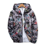 Znbbw High Quality Women Windbreaker Jacket Spring Summer Camo Thin Female Camouflage Butterfly Windbreaker Coats Hooded