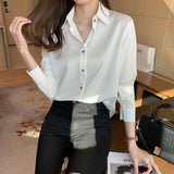 Znbbw Blouses Femme Long Sleeve Green White Blouse Women Tops Blouse Women Blusas Mujer De Moda 2023 Chiffon Blouse Shirt E678