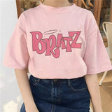 Znbbw bratz Letter Print Hoodies Women Hooded Oversized Pullover Harajuku Warm Kawaii Female Loose Streetwear Sweatshirts