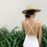 Znbbw Style One Piece Swimwear Solid Swimwear Push Up Swimsuit High Quality Bathing Suit sexy Monokini Beachwear 2023 New