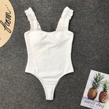 Znbbw Sexy Women One Piece Swimsuit Swimwear Female Solid Thong Bathing Suit Swimming Suits Monokini Beachwear Swimsuit