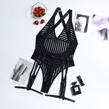 Znbbw Strip See Through Lingerie Bodysuit Deep-V Halter Erotic Costumes Porn Sissy Hot Sexy Backless Sex Body