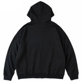 Znbbw Printing Dark stairs 2023 Summer Zip Up Oversized Hoodie Goth Hoodies Women Grunge Hooded Jacket Streetwear Retro Clothes
