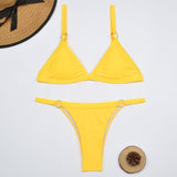 Znbbw Bikini 2023 Sexy Women Swimsuit Swimwear Female Solid Push up Thong Brazilian Bikini set Biquini Bathing Suit