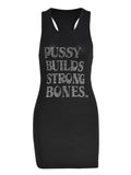 Znbbw Fashion Casual Diamond Letters Sleeveless O Neck Mini Bodycon Dresses For Women Simple Streetwear Y2K Female Activewear