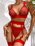 Znbbw Rhomboid Erotic Lingerie Sensual Sheer Exotic Costumes Transparent Bra Sexy Garters Porn Sissy Maid Outfit