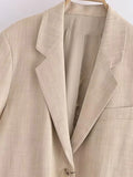 Znbbw TRAF 2023 Woman 2 Pieces Sets Blazer Suit Coat Tops + Asymmetrical Wide Pleated Mini Skirt Spring Causal Sets