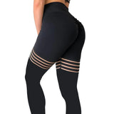 Znbbw Black Leggings Fitness Solid Sexy Mesh Patchwork Legging High Waist Striped Leggins Large Elasticity Jegging