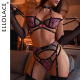 Znbbw Zebra Lingerie Fancy Lace Underwear See Through Halter Bra Delicate Intimate Luxury Sexy Outfits Garters Brief Sets