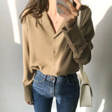 Znbbw Sleeve White Blouse Blouse Women Blusas Mujer De Moda 2023 V-Neck Office Lady Chiffon Blouse Shirt Women Shirts Blusas A405