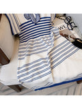 znbbw Elegant V-neck Bow Striped High Waist Slim Mini Dress Women's Spring Sleeveless Contrast Stripe Knitted Female Dress