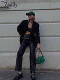 znbbw 2023 Autumn Oversize Long Sleeve Black Women Blazer Normcore Style Loose BF Ladies Suit Blazers Work Clothing Jacket Coat