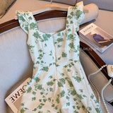 znbbw Women Summer Sleeveless Fashion Baggy Elegantt Flying Sleeve A Line Strap Fashion Cute Midi Dresses Ins Hot Vestidos Ulzzang