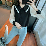 Znbbw Sleeve Chiffon Blouse Shirt Women Tops Blouse Women Blusas Mujer De Moda 2023 Turn Down Collar Blouse Women Blouses E400