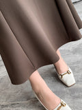 Znbbw Waist Mermaid Skirts Women 2023 Autumn Winter New Style Elastic Slim Package Hip Skirt Female Vintage Casual Long Skirt