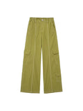 Znbbw TRAF 2023 Women Pant Wide Leg High Waist Cargo Pant Women Trouser Female Casual Loose Jogger Trouser Women Streetwear