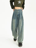 znbbw Y2K Jeans Women Streetwear Vintage Wide Leg Pants Super Loose High Street Pantalones Korean Fashion Baggy Pant Trousers