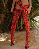 Znbbw Leopard Fine Lingerie With Stocking Sexy Porn Underwear Women Body Uncensored Video Luxury Lace Bra Thongs Intimate