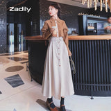 znbbw 2023 Spring Office Lady Long Sleeve Fake Two Pieces Work Maxi Dress Women Patchwork Sashes Shirt Dresses Free Shipping