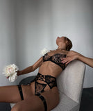 Znbbw Erotic Underwear Lace Transparent Bra Exotic Sets Sexy Thong Woman Porn Fancy Sensual Luxury Lingerie 4-Pieces 912