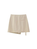 Znbbw TRAF Black Cargo Skirt Women High Waist Mini Skirts Woman 2023 Asymmetric Short Skirts for Women Streetwear Skort Skirt