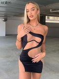 Znbbw Women Dress Sexy See Through Mesh Patchwork Halter Mini Bodycon Dresses Streetwear Y2K Activewear 2023 Summer New