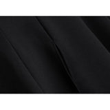 Znbbw Waist Black Midi Skirts For Women Elegant Ruffles Long Mermaid Skirt Fashion Office Lady OL Skirts Faldas Mujer 2023