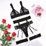 Znbbw Rhomboid Erotic Lingerie Sensual Sheer Exotic Costumes Transparent Bra Sexy Garters Porn Sissy Maid Outfit